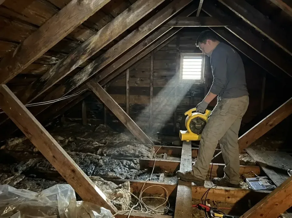 attic-water-damage-drying-proc-007 — frequently asked questions, Emergency Water Extraction & 24/7 Flood Response in Wanamas…